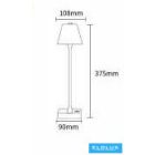 UNIVERSO Tölthető asztali lámpa 5V-2000mAh 1w 100lm CCT 108x375mm Arany