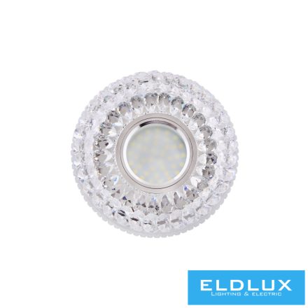 ELDLUX LUXOR süllyesztett lámpatest LED 3W CW + GU10 króm