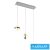 ELDLUX MILKY függeszték 36W CCT Króm