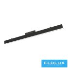 UNIVERSO Egyfázisú sínhoz lineáris lámpa 36w 4680lm CCT.kap110° IP20 Fekete 1185x36x72mm