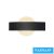 UNIVERSO Fali lámpa LED 8w 400lm 4000k IP20 239×123mm fekete