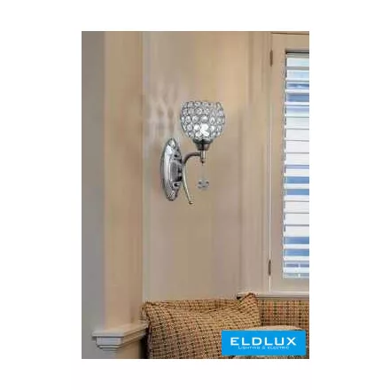 UNIVERSO Fali lámpa 1-karos 1xG9 Max.60W D170x280mm IP20 Króm