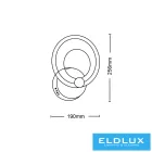 UNIVERSO Fali lámpa LED 9w 450lm 3000k - 4000k - 6500k IP20 190×256mm CCT