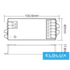 MIBOXER 3in1 RF 2.4G RGB/RGBW/RGB-CCT LED Szalaghoz Vezérlő DC:12-24V Max:12A zigbee tuya