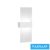 UNIVERSO Fali lámpa LED 8w 400lm 4000k IP20 100×270mm fehér