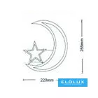 UNIVERSO Fali lámpa LED 11w 400lm CCT.kap IP20 220x255mm fehér