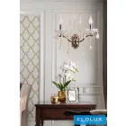 UNIVERSO Fali lámpa 2-karos 2xE14 Max.40W D230x410mm IP20 Arany
