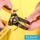 Deli Tools Huzalcsupaszító fogó 178mm 0.6-2.6 mm fekete/sárga