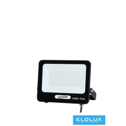 UNIVERSO LED reflektor 100w 9000lm 4000K 120° 242x203mm IP65 Fekete