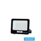 UNIVERSO LED reflektor 50w 4500lm 4000K 120° 188x165mm IP65 Fekete