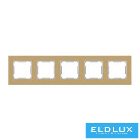 ELDIRA Ötös üveg keret Arany