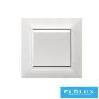 ELDGROUND Egyes műanyag keret Fehér