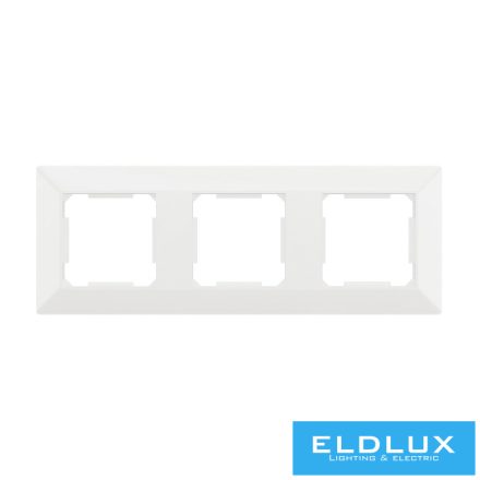 ELDLUX ELDGROUND hármas műanyag keret fehér