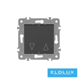 ELDGROUND Redőnykapcsoló Fekete