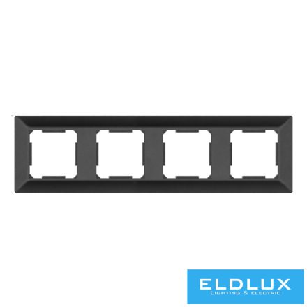 ELDLUX ELDGROUND négyes műanyag keret fekete