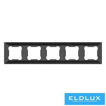 ELDLUX ELDGROUND ötös műanyag keret fekete