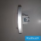 ELDGROUND 2P+F konnektor gyerekvédelemmel csapfedéllel Ezüst IP44