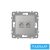 ELDGROUND 2×RJ45 Cat.5e UTP aljzat ezüst