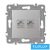 ELDLUX ELDGROUND 2×RJ45 Cat.6 UTP aljzat Ezüst
