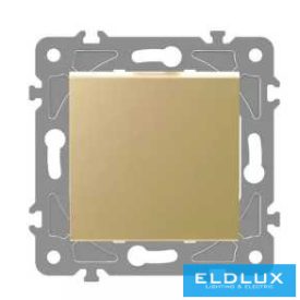 ELDGROUND Egypólusú kapcsoló (101) Arany