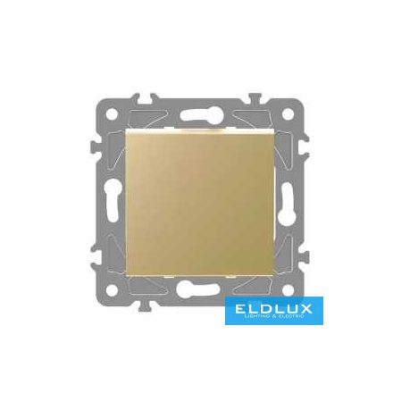 ELDLUX ELDGROUND Egypólusú kapcsoló (101) Arany