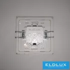 ELDGROUND 2P+F konnektor gyerekvédelemmel csapfedéllel Arany IP44