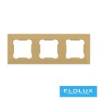 ELDGROUND Hármas műanyag keret Arany