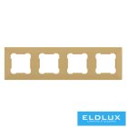 ELDGROUND Négyes műanyag keret Arany