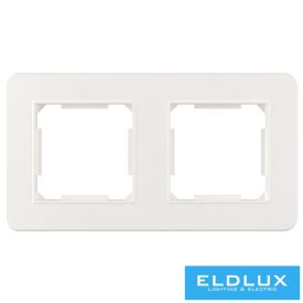 ELDANA Kettes műanyag keret Fehér