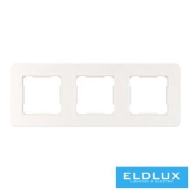 ELDANA Hármas műanyag keret Fehér