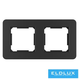 ELDANA Kettes műanyag keret Fekete