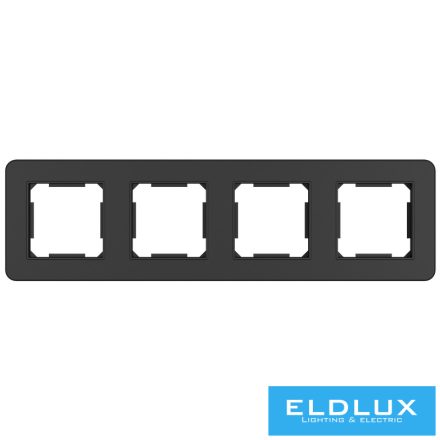 ELDLUX ELDANA négyes műanyag keret fekete