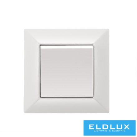 ELDLUX ELDGROUND váltókapcsoló (106) fehér rugós