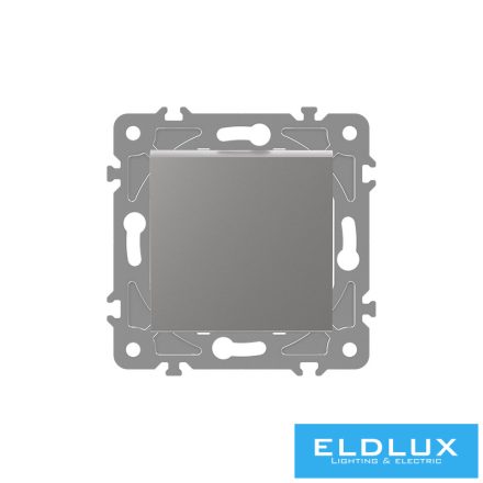 ELDLUX ELDGROUND váltókapcsoló (106) ezüst rugós