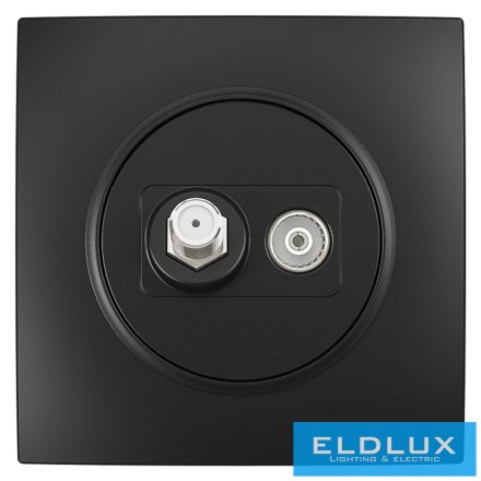 ELDLUX ELDELIN SAT + TV aljzat (13db) fekete