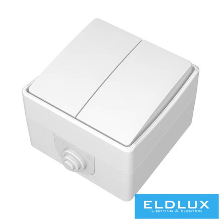 ELDLUX ELDDROP falon kívüli csillárkapcsoló (105) fehér IP54