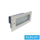 UNIVERSO Lábazati süllyesztett LED lámpatest 2.5w 150lm 4000k 120° IP65 alumínium 110x45mm