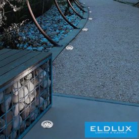   UNIVERSO Taposólámpa LED 12w 1450lm 6500k 30° IP67 acél Ø160-Ø146x92mm