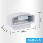 UNIVERSO Kültéri fali lámpa E27 Max 60W IP44 fehér 220x90x123mm