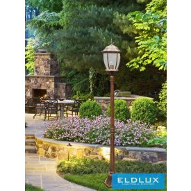   UNIVERSO Kültéri kerti lámpa 1xE27 Max.60W IP55 bronz D240x1780mm