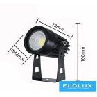 UNIVERSO Kerti spotlámpa 3.5w 360lm 4000k 60° IP65 fekete 100x78mm