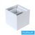 UNIVERSO fali lámpa LED 12w 1000lm 6500k IP55 100×100×100mm fehér