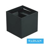 UNIVERSO fali lámpa LED 12w 1000lm 4000k IP55 100×100×100mm fekete