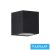 UNIVERSO fali lámpa 1×GU10 IP65 68×80×80mm fekete