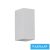 UNIVERSO fali lámpa 2×GU10 IP65 68×80×150mm fehér