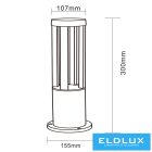 UNIVERSO kerti lámpa COB LED 12w 600lm 6500k IP65 ∅94/∅105×300mm fekete