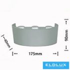 UNIVERSO fali lámpa LED 6*3w 1650lm 3000k IP65 175×90×40mm szürke