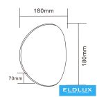 UNIVERSO Kültéri fali lámpa 12w 1000lm 6500k 80° IP65 fehér