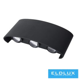   UNIVERSO fali lámpa LED 16w 1300lm 6500k IP65 169×80×40mm fekete