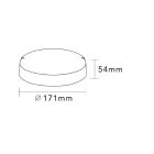 UNIVERSO Mennyezeti lámpa 29w 3940lm CCT.Kap IP65 fehér D235x45mm